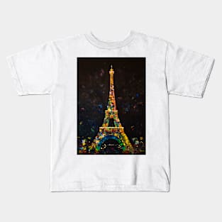 Night Paris Kids T-Shirt